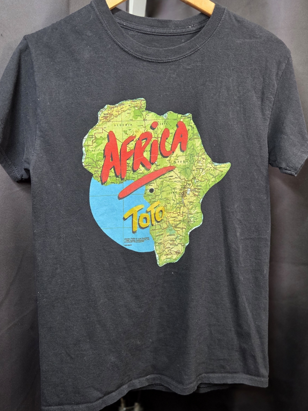 TOTO Africa Concert Tour Shirt Size Small Classic Rock Band Graphic T